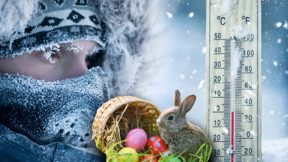 Meteorologii AccuWeather anunță o primăvară cu zăpadă. De Paște vom avea parte de ninsori și viscol în mai multe orașe din țară