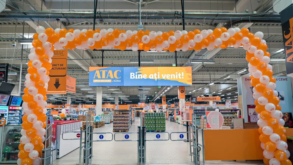 Se deschide primul magazin cu prețuri reduse al Auchan. Unde se va afla ATAC Hiper Discont