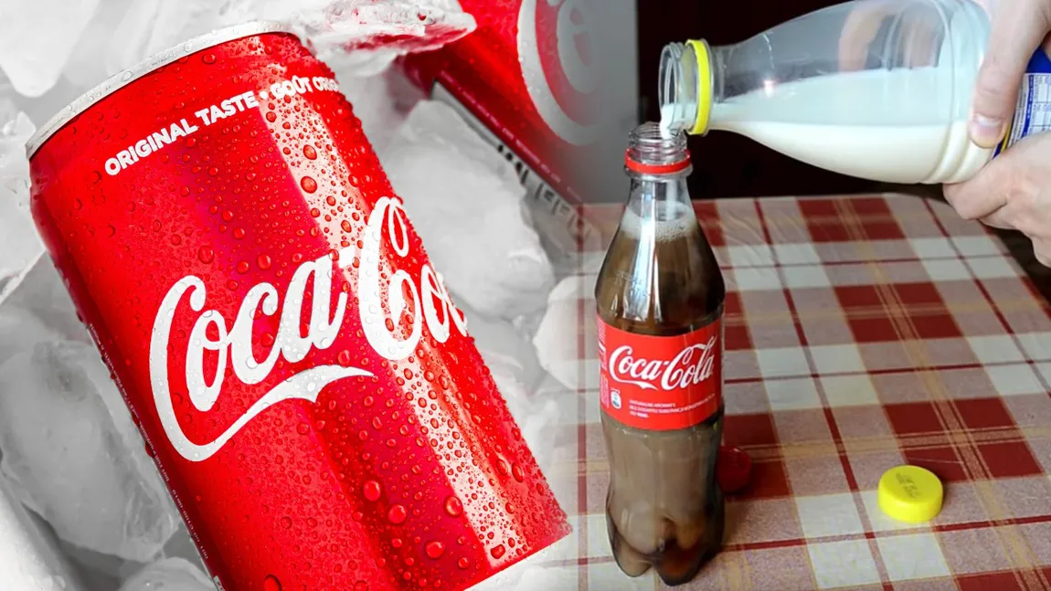 Ce se întâmplă dacă pui lapte peste Coca Cola. Experimentul care îți va întoarce stomacul pe dos