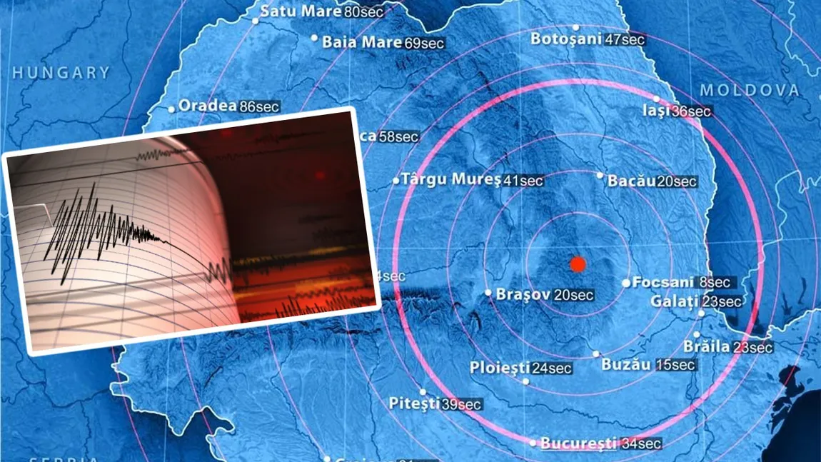 Cutremur de mică adâncime luni seară, departe de zona Vrancea. Alertă INFP
