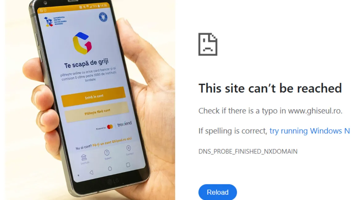 Noi probleme la plata online a taxelor. Ghișeul.ro și alte sisteme IT ale statului nu funcționează pentru a doua zi la rând