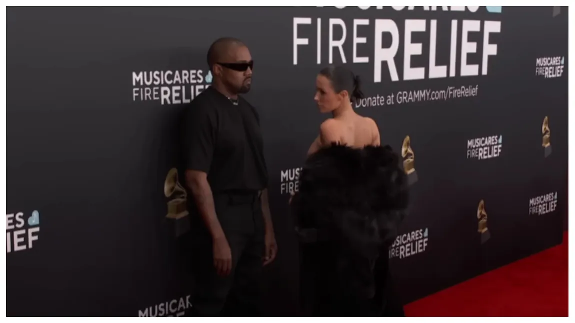 GALERIE FOTO Kanye West și Bianca Censori, care au șocat la ceremonia de decernare a Premiilor Grammy, s-ar fi despărțit