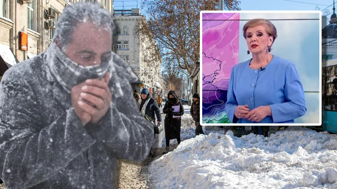 EXCLUSIV Alertă cod galben: vortex polar până luni în România. Romica Jurca anunță ce este mai rău: 6 zile cu temperaturi de -22 de grade