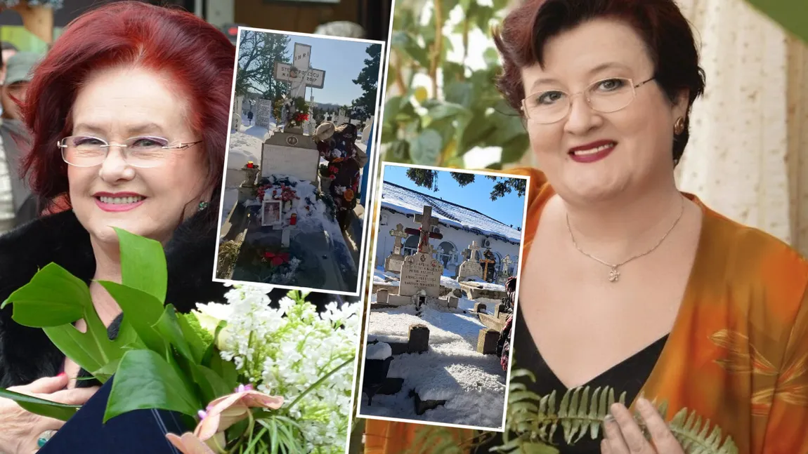 Cum arată mormântul Mărioarei Murărescu și cel al Stelei Popescu, aflate în cimitirul Mănăstirii Cernica. Detaliile observate de vizitatori la locurile de veci ale celor două personalități