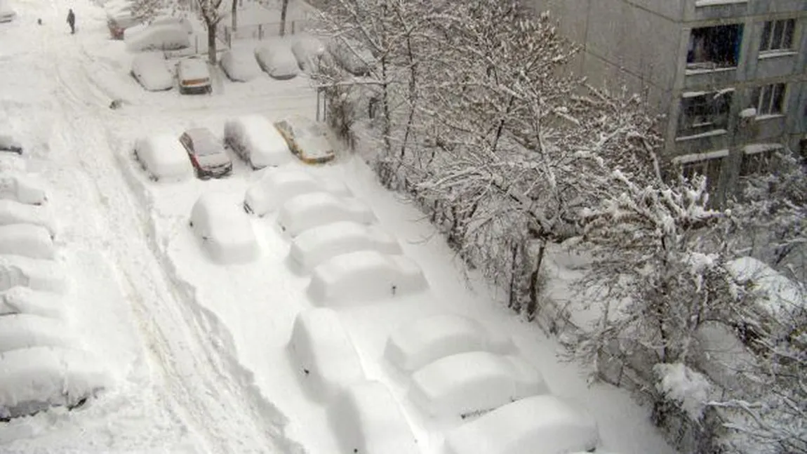 Vine urgia în Capitală! Alertă de ninsoare severă în Bucureşti, stratul de zăpadă va atinge 20 cm!