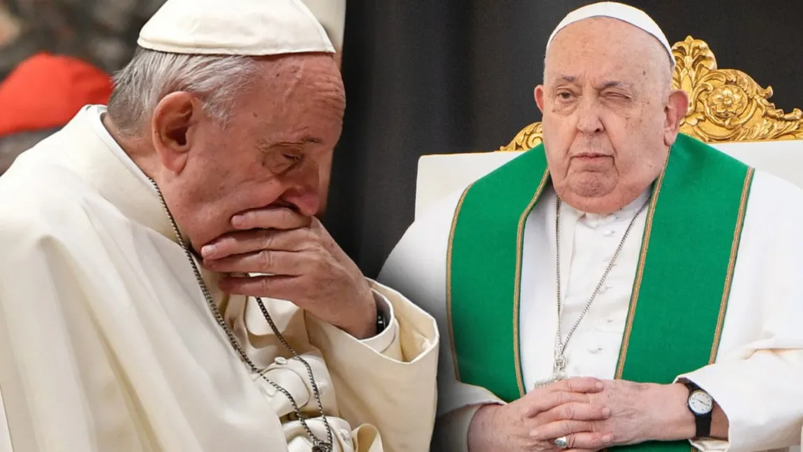 Papa Francisc a primit Sfânta Împărtășanie pe patul de spital, după ce a fost internat cu bronșită severă. Oficialii de la Vatican transmit un pronostic dur: „Cu toții murim, iar el este un om de 88 de ani cu probleme pulmonare”