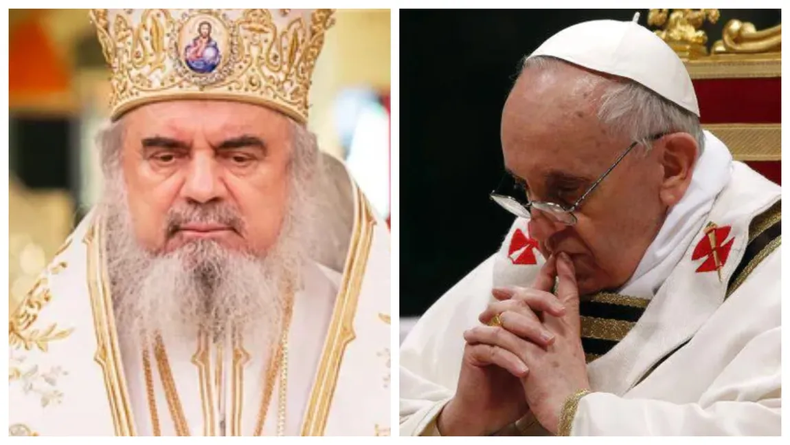 Patriarhul Daniel, gest înduioșător la adresa Papei Francisc. Ce îi transmite suveranului pontif, aflat în stare gravă la spital