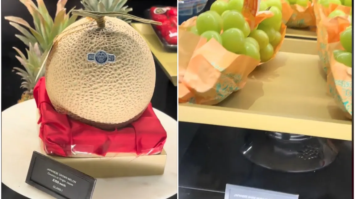 O româncă a plătit 900 de lei pe un pepene galben și 450 de lei pe un ciorchine de strugure. Unde se află magazinul de bogați în care îți lași tot salariul într-o singură rundă de cumpărături