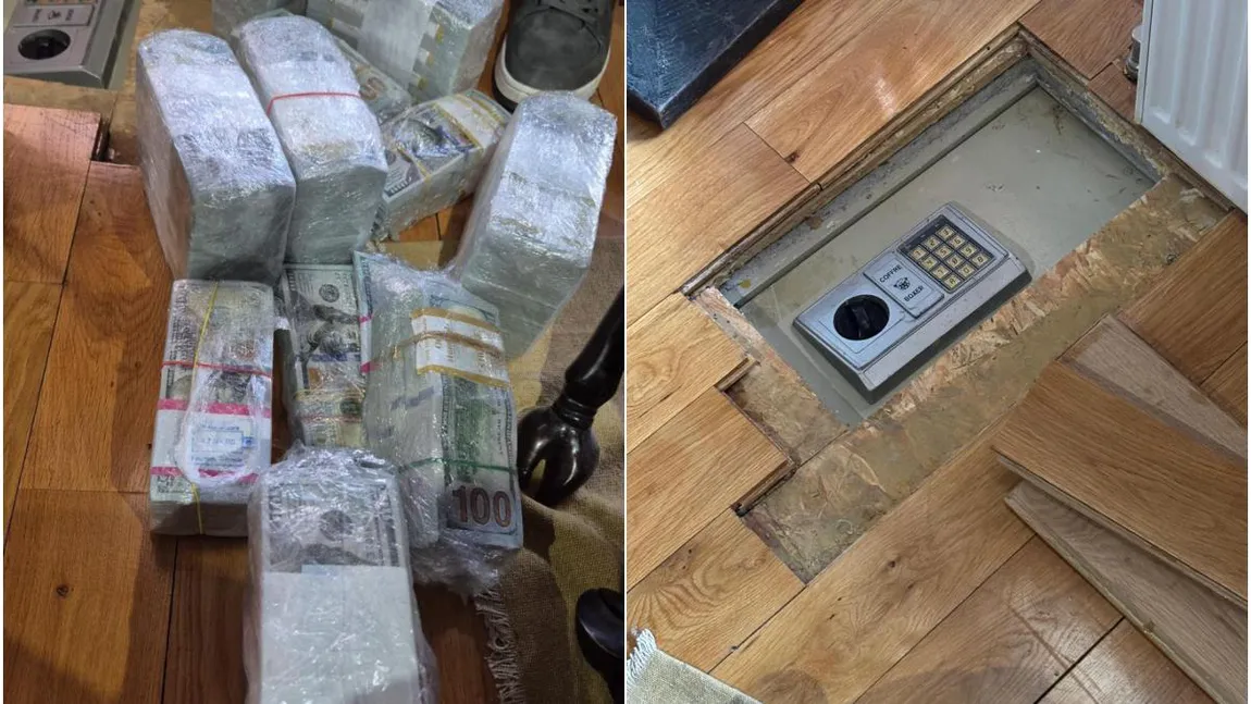 Seif cu un milion și jumătate de dolari găsit, la percheziții, în podeaua casei lui Horațiu Potra. Arme letale găsite în casa fiului mercenarului
