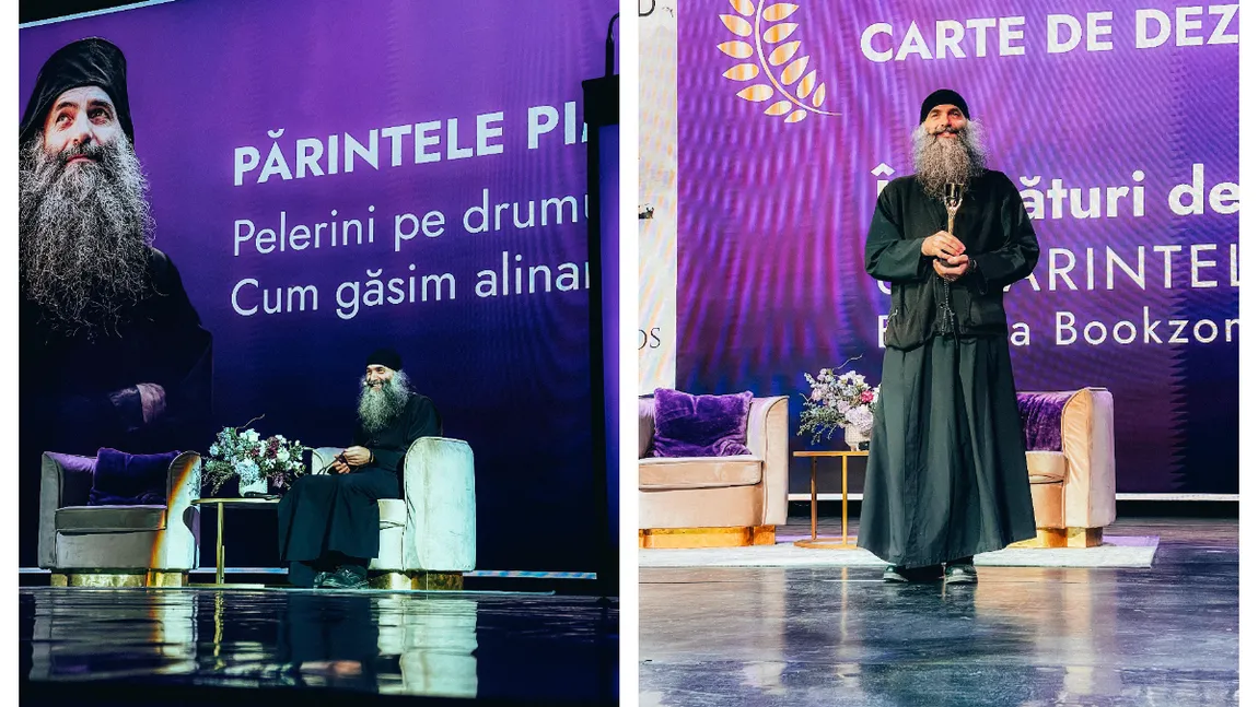 Părintele Pimen a ridicat Sala Palatului în picioare la Gala Premiilor Literare