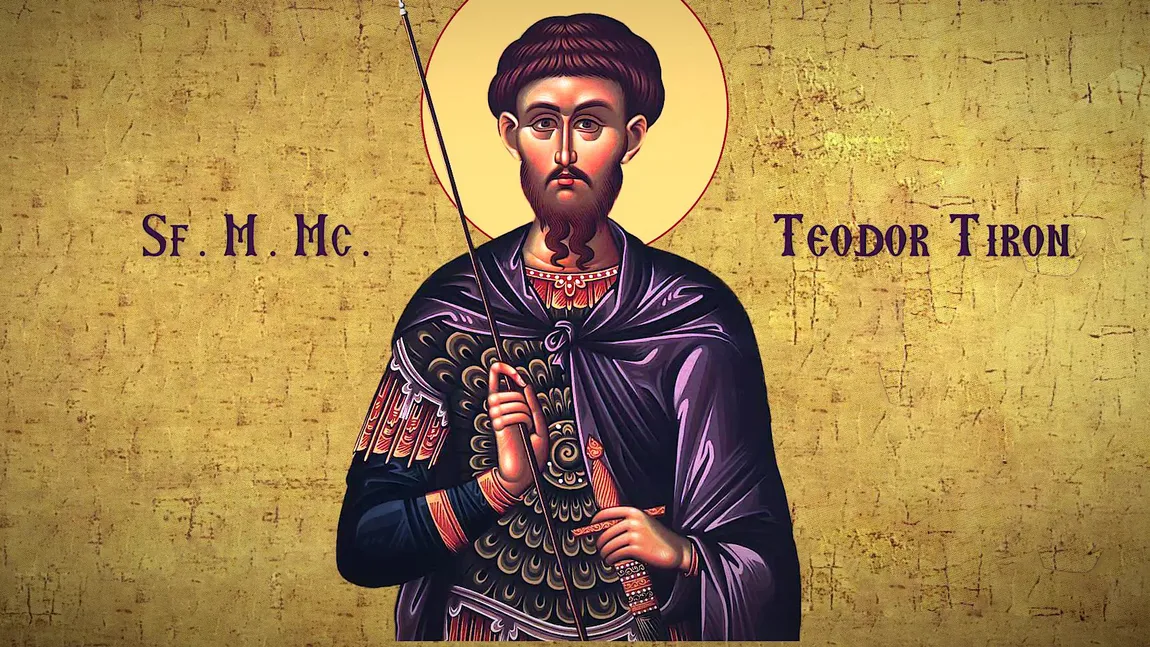 Calendar ortodox 17 februarie 2025. Sărbătoare cu cruce neagră! Este prăznuit Sfântul Mucenic Teodor Tiron