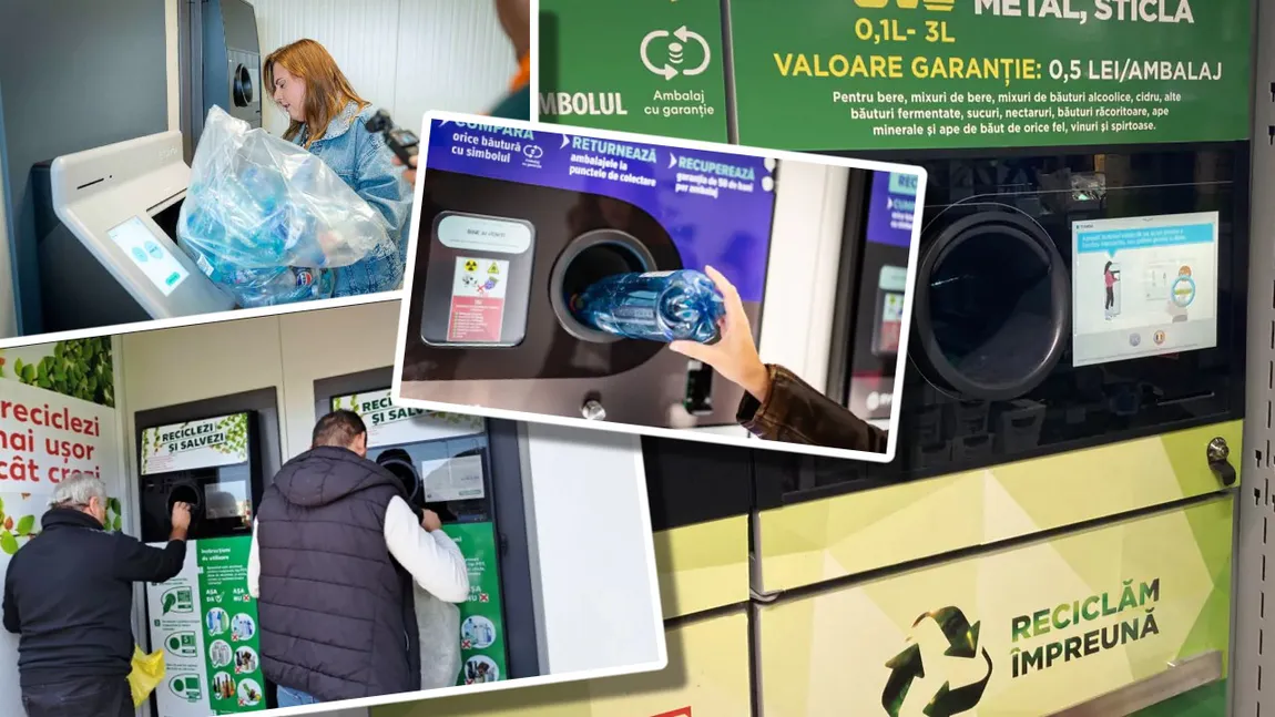 Supermarketul care îţi ia ambalajele de acasă la preţ dublu, 1 leu pentru fiecare