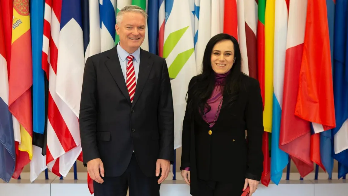 Simona Bucura-Oprescu, întâlnire cu secretarul general al OCDE, Mathias Cormann. România, felicitată pentru progresele în politicile sociale