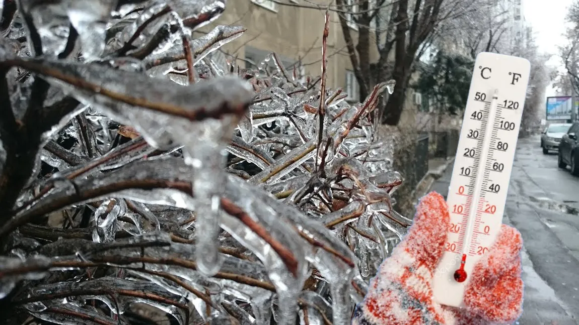 Accuweather anunţă temperaturi negative cum nu au mai fost în Bucureşti de cel puţin 10 ani. Când scapă Capitala de valul de ger