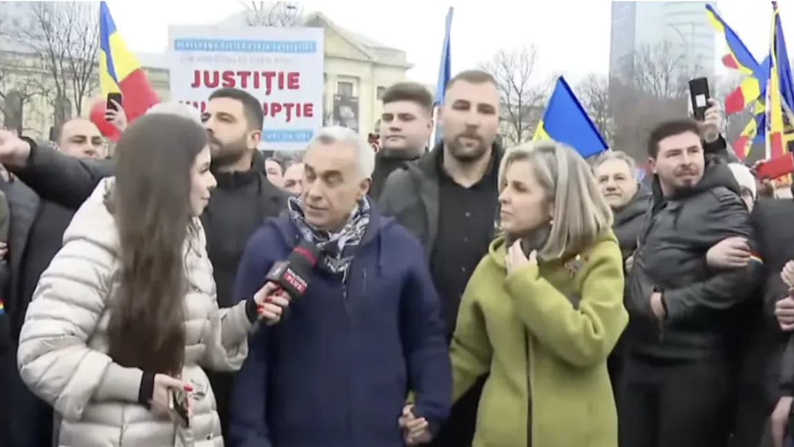 Cristela Georgescu, cu lacrimi în ochi la protestul AUR: „M-am rugat și lacrimile mele nu au fost de frică sau de tristețe, ci niște lacrimi pentru poporul român