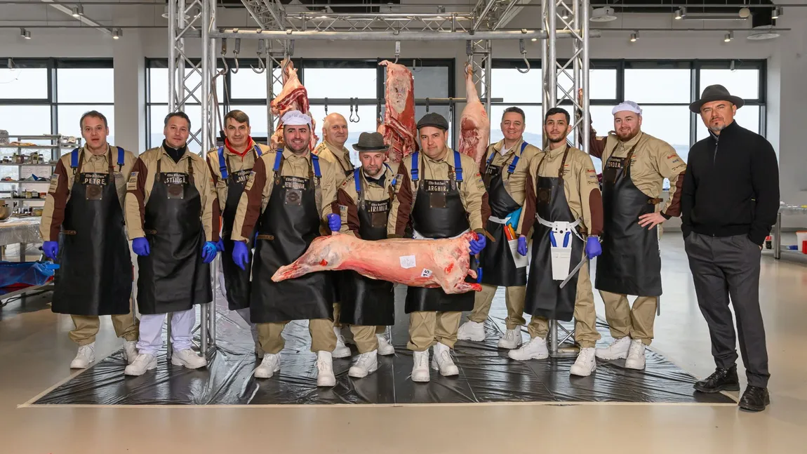 Măcelari de Elită: Peste 6 tone de carne tranşată şi 120 de ore de antrenamente pentru viitorul unei meserii
