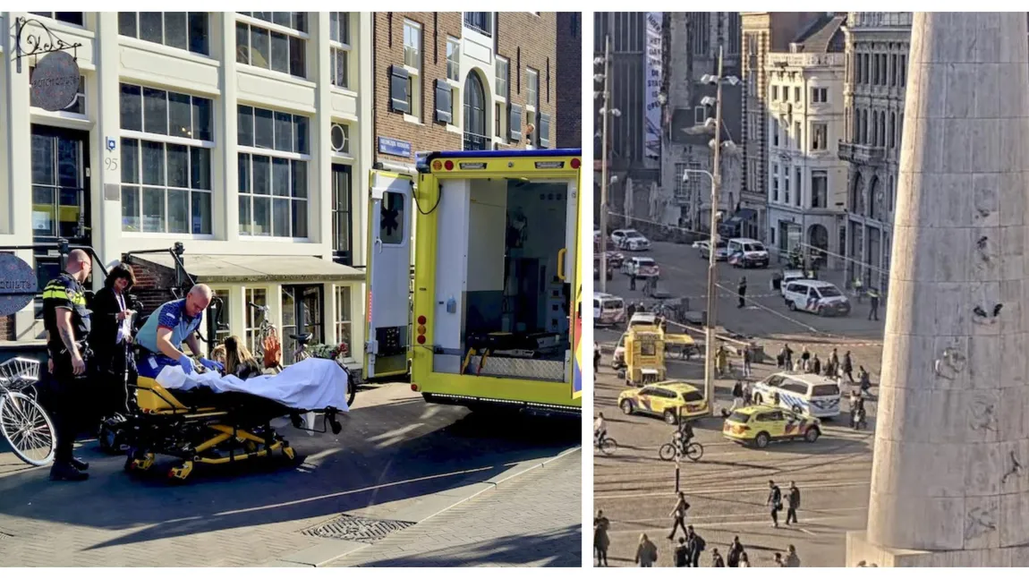 Atac criminal la Amsterdam, în centrul orașului. Cel puțin cinci persoane au fost rănite în urma atacului