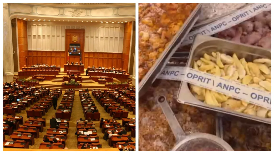 Inspectorii ANPC au închis unul dintre restaurantele din Parlament, timp de șase luni. Au fost găsite peste 700 de kilograme de carne expirate