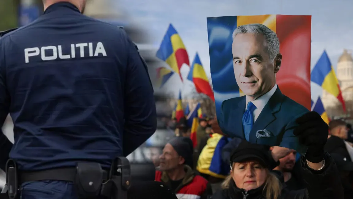 Polițist din Capitală, anchetat după ce a participat la un miting pro Călin Georgescu. Bărbatul a refuzat testarea psihologică