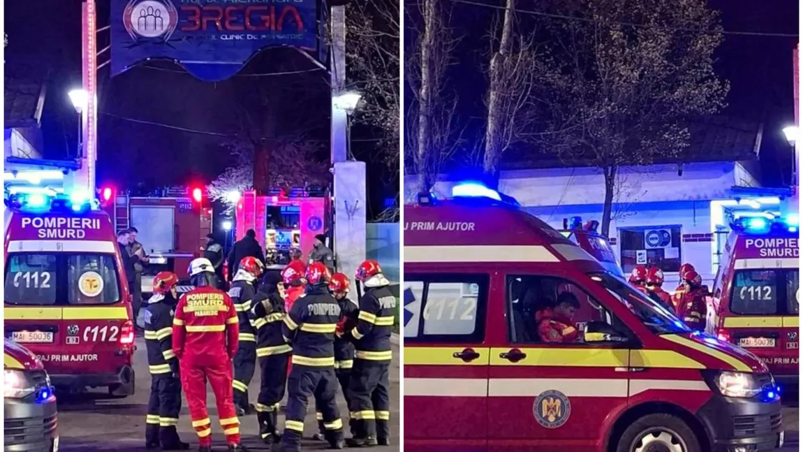 Incendiu la Spitalul de Psihiatrie Alexandru Obregia. 39 de persoane s-au autoevacuat, după ce un pacient a dat foc unei saltele