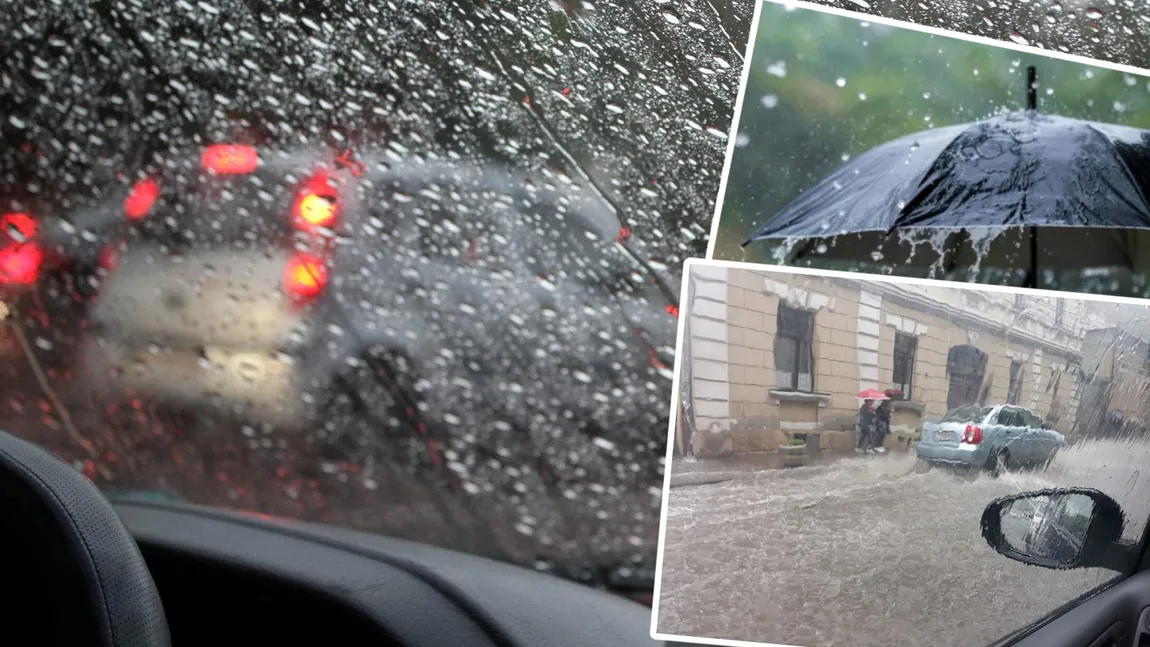 Cod galben de furtuni, vijelii și grindină în mai multe zone, inclusiv la București. Cod portocaliu de ninsori la munte