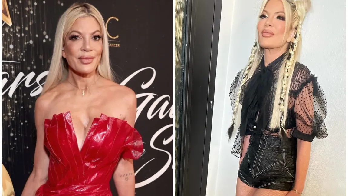 Actrița Tori Spelling nu bea deloc apă. I se face rău atunci când o consumă: 