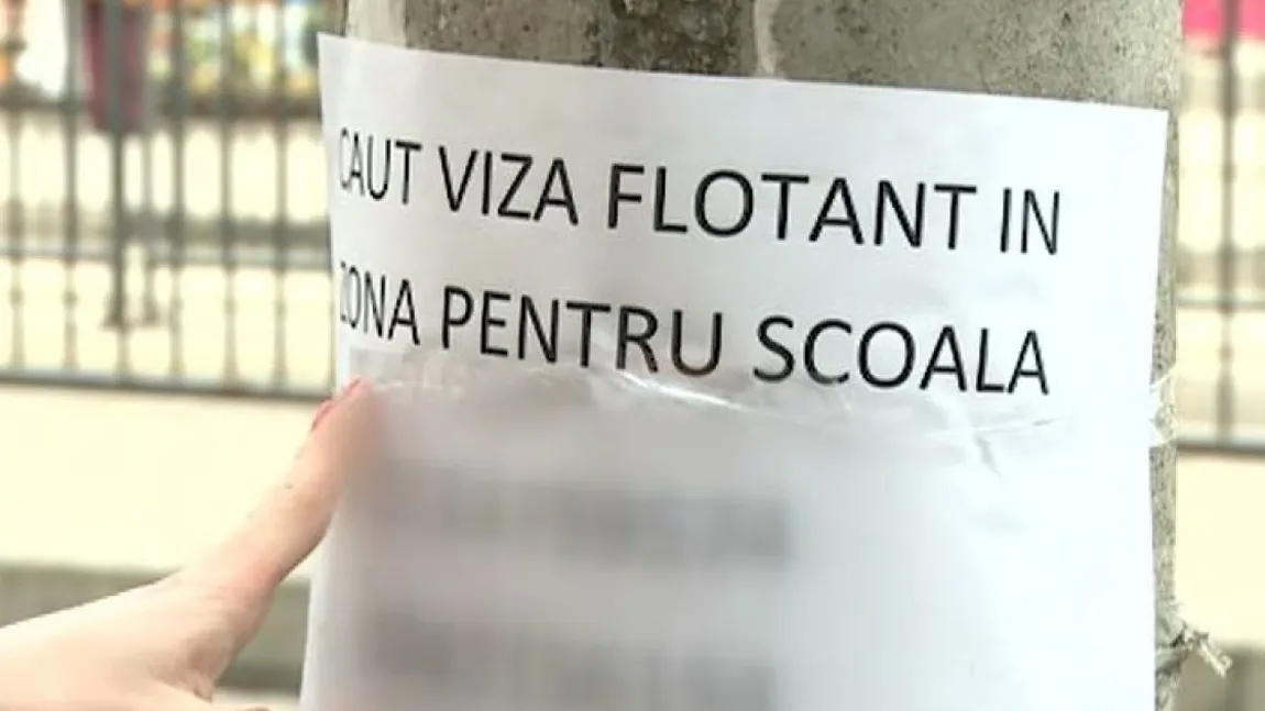 Cât costă viza de flotant în zonele cu şcoli considerate mai bune. Părinţii dau o mică avere