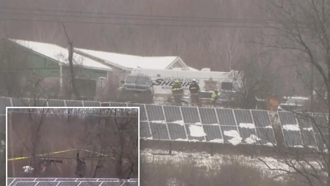 Avion prăbuşit, toţi cei de la bord au murit în urma coliziunii. Primele imagini cu epava VIDEO