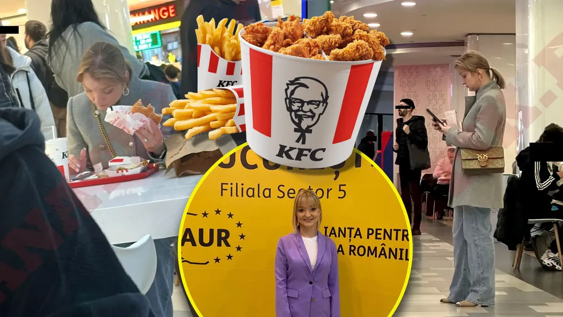 Lidia Vadim Tudor, fiica Tribunului, suveranistă doar în poze. A dat buzna la KFC cu o geantă de mii de lei pe umăr