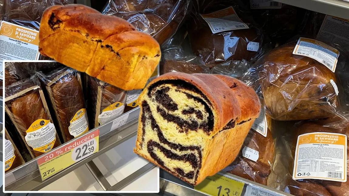 Cozonacii care costau 180 de lei înainte de Paște se vând acum la prețuri de nimic. Ce reduceri incredibile sunt la produsele alimentare