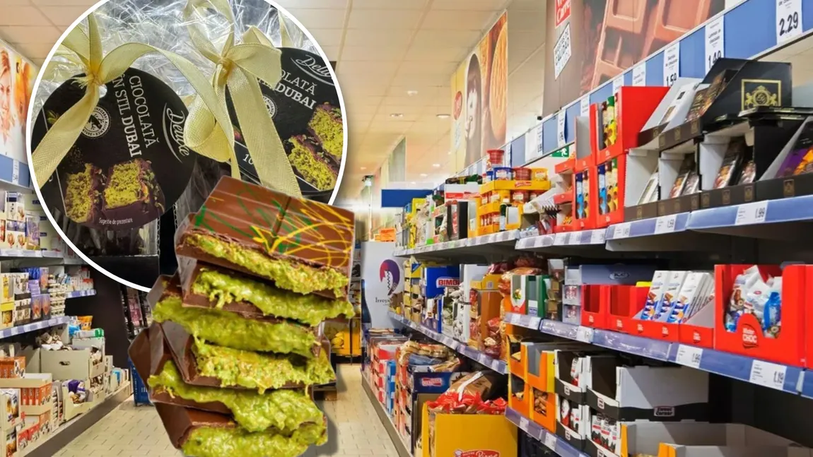 Ciocolata stil Dubai Deluxe, noul produs din portofoliul Lidl. Cât costă delicatesa la raft