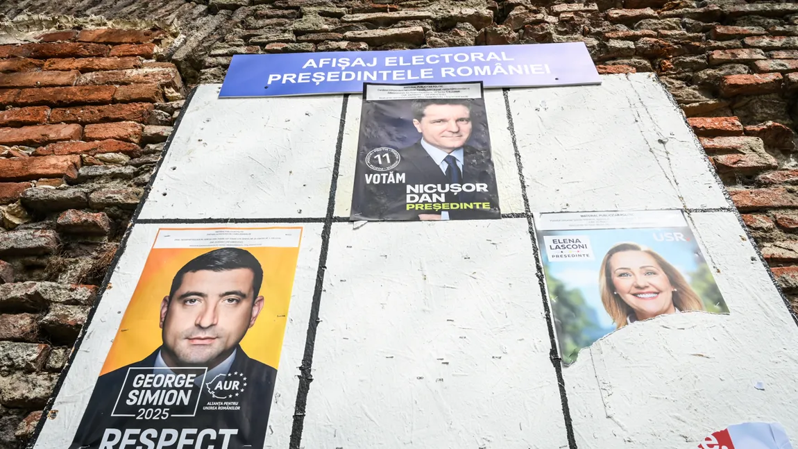 Amendă de 2.500 de lei pentru românii care rup afişe electorale. Care sunt cazurile excepţionale în care acestea pot fi dezlipite