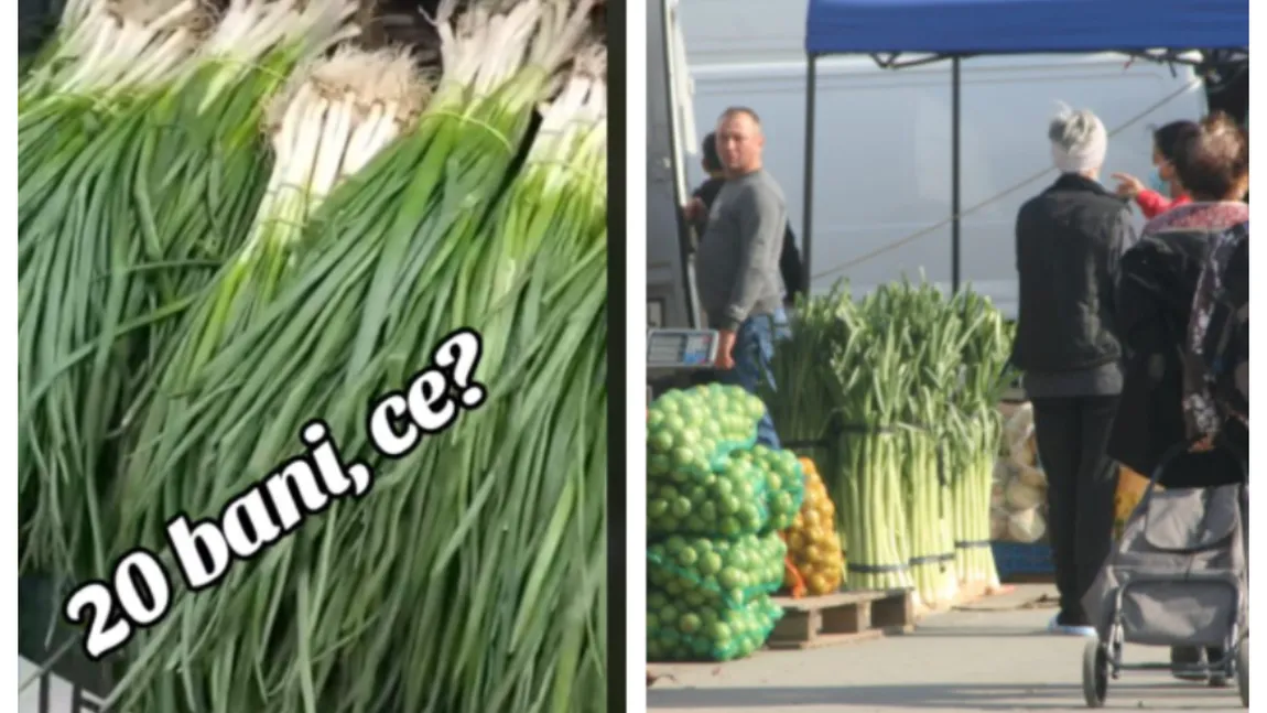 Un agricultor român a aruncat o remorcă de ceapă verde pentru că nu a reușit să o vândă la târg: ”Nu am putut să o dau nici pe 20 de bani”