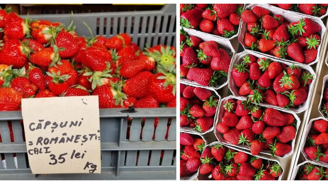 Cât costă căpșunele românești anul acesta. Primele fructe au ajuns pe tarabe
