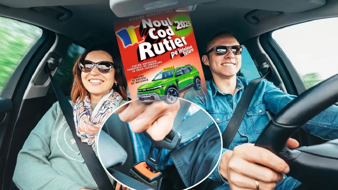 Cod rutier 2025. Amenzi mai mari pentru conducătorii auto care transportă pasageri fără centură de siguranță. Ce categorii de șoferi și pasageri sunt exceptați de la această reglementare