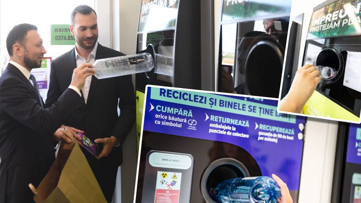 Se schimbă sistemul de reciclare care aduce cel puţin 50 de bani pe ambalaj. Ministrul Mediului anunţă un alt proiect revoluţionar