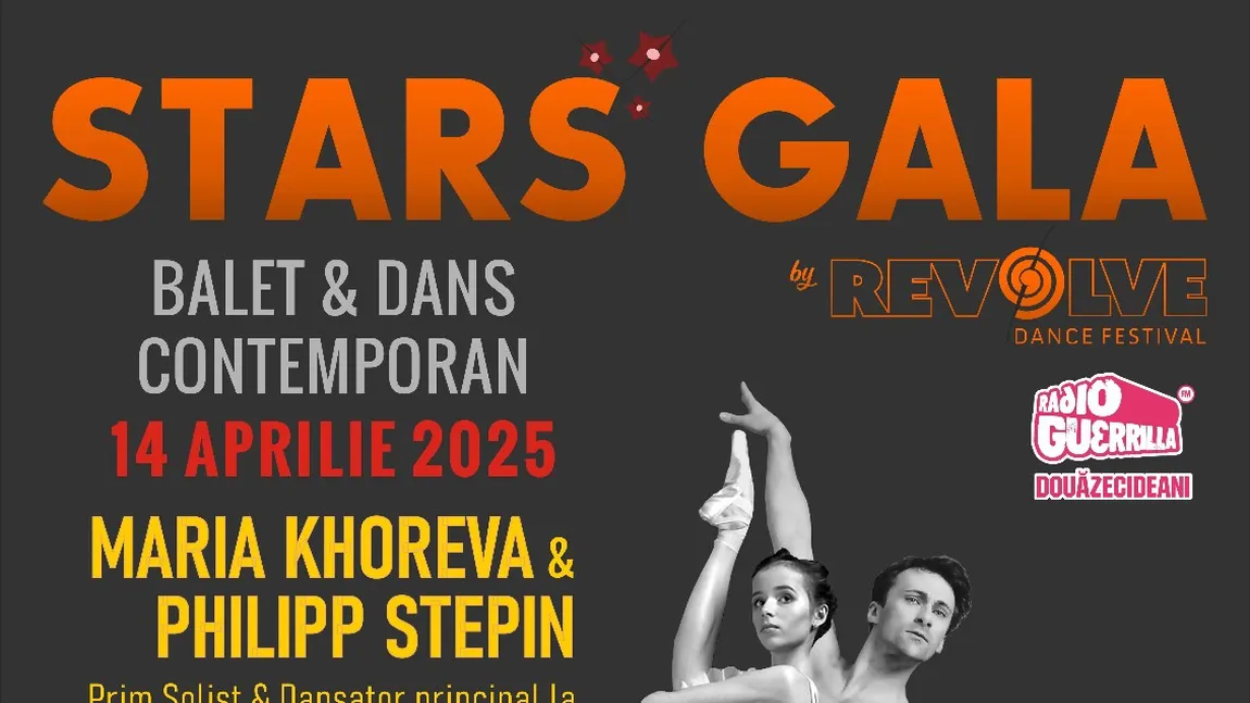 MARIA KHOREVA, idolul tinerelor balerine vine în România la Stars Gala pe 14 aprilie la Teatrul Național București