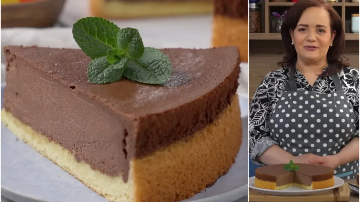 Pască cu ciocolată și aluat de pandișpan, un desert spectaculos marca Jamila. Secretul unei compoziții super-cremoase și al unui gust desăvârșit