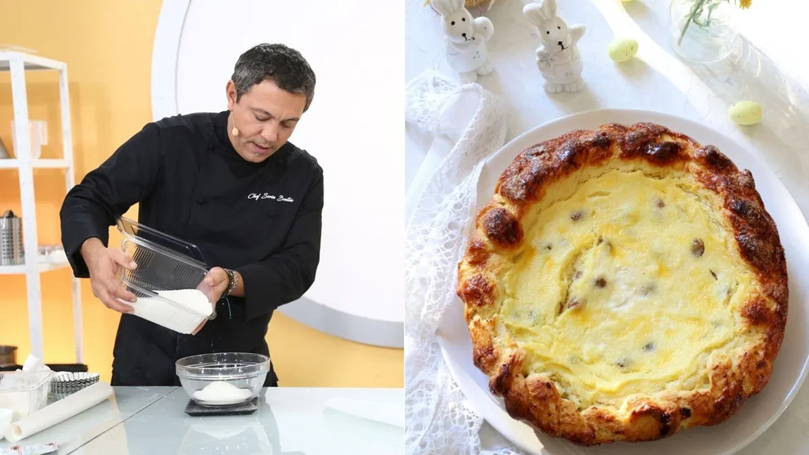 Secretul lui Sorin Bontea pentru cea mai bună pască fără aluat. Cum să-ți iasă pufoasă și delicioasă