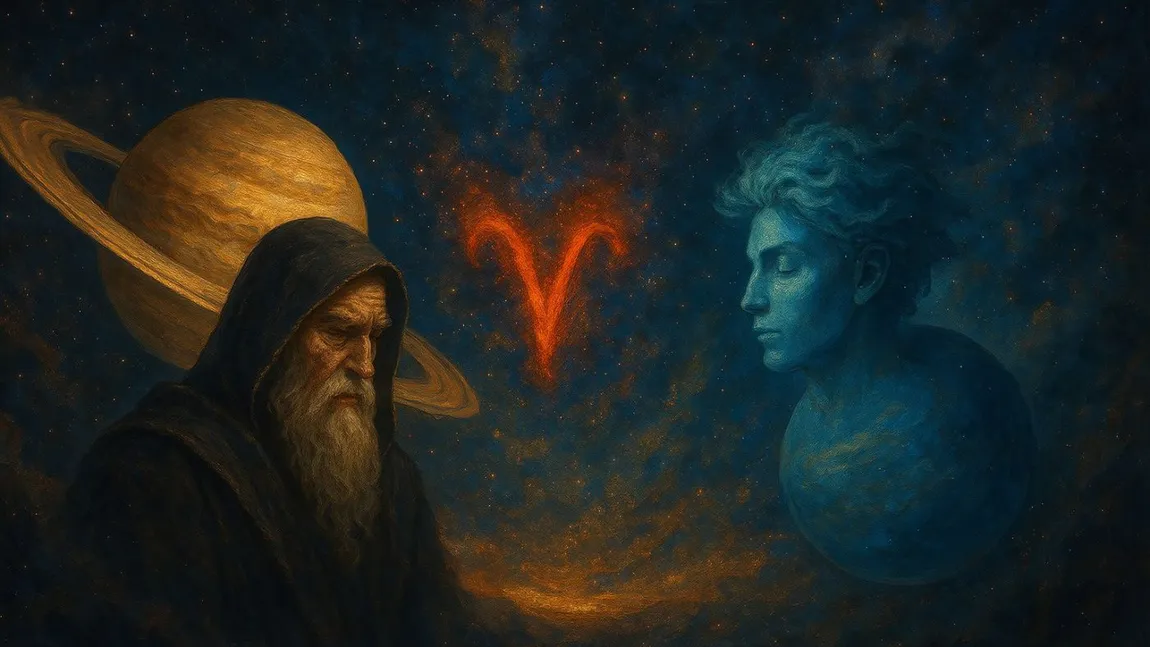 Lordul karmei Saturn face conjuncție cu visătorul Neptun în Berbec după aproape 400 de ani. Ce MAGIE devine realitate în viețile noastre