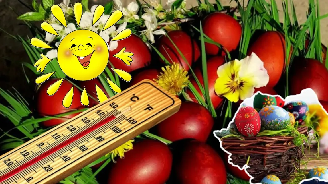 Vremea în următoarele patru săptămâni. Temperaturi uşor mai ridicate decât cele normale de Paște și 1 Mai