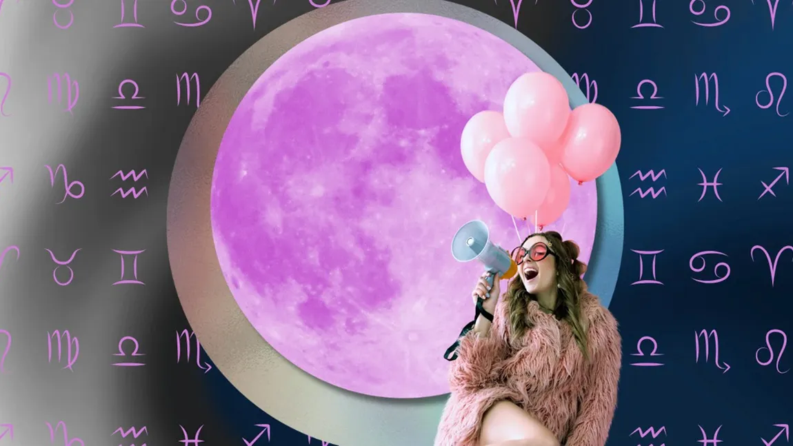 3 ZODII binecuvântate de Luna Plină Roz din 12 aprilie 2025. Înfloresc cel mai frumos de Florii