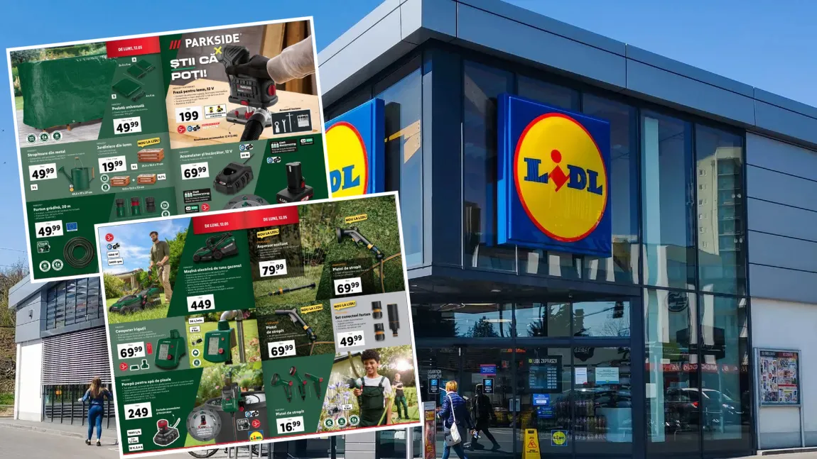 Ofertă imbatabilă la Lidl, începând de pe 12 mai. Reduceri semnificative la o varietate de unelte indispensabile în orice gospodărie