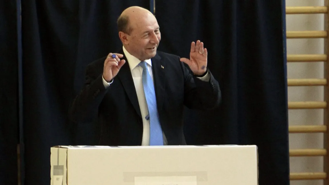 Traian Băsescu a votat schimbarea: 