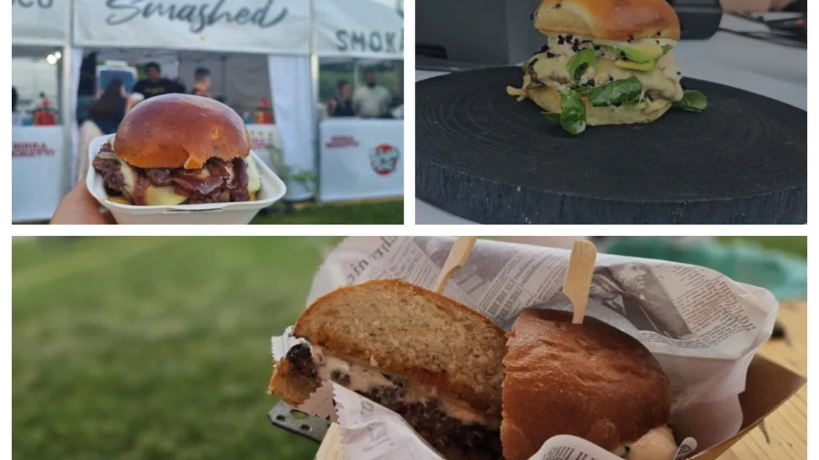 Burger Fest 2025, nebunie pentru papilele gustative: Burgeri cu icre negre, dulceaţă de căpşune sau măr