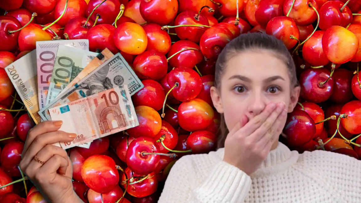 Au apărut primele cireșe în piețele din România. Unii nu-și permit nici să poftească la cât de scumpe sunt
