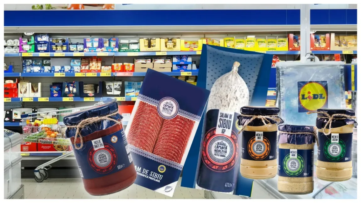 Săptămâna românească la Lidl! Clienții pot achiziționa 63 de produse autohtone disponibile temporar în magazinele din țara noastră