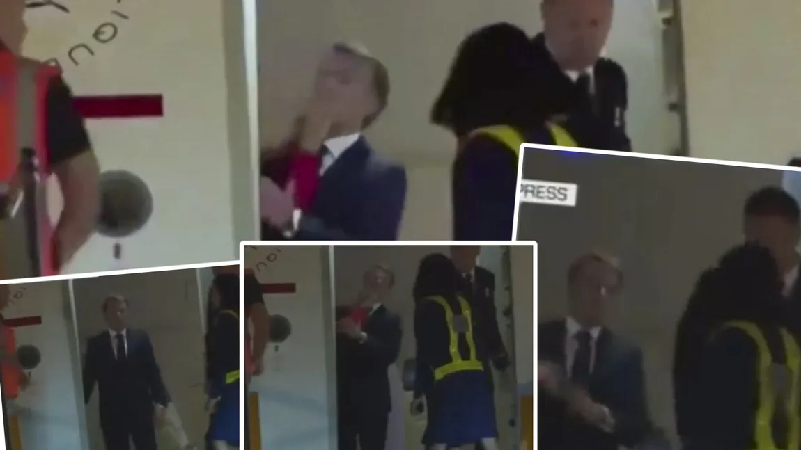 Emmanuel Macron, pălmuit de soție în avionul prezidențial. Imaginile pe care președintele Franței le vrea șterse VIDEO