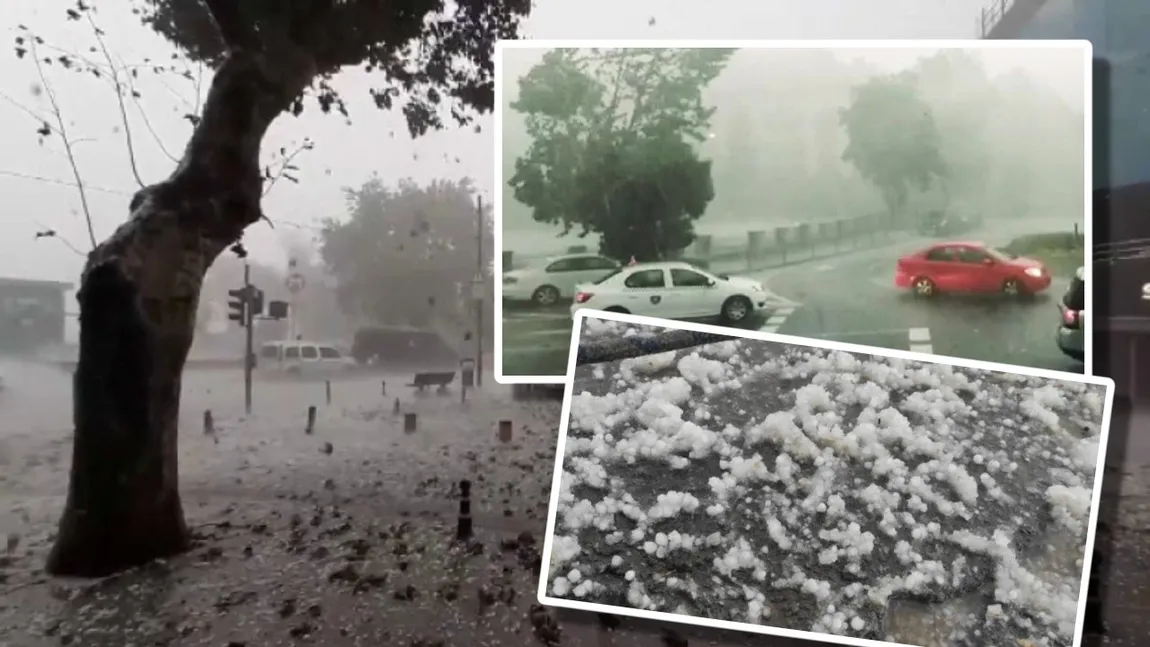 Avertizare meteo ANM COD GALBEN. Furtuni cu ploi torențiale și grindină, temperaturile scad și cu 20 de grade