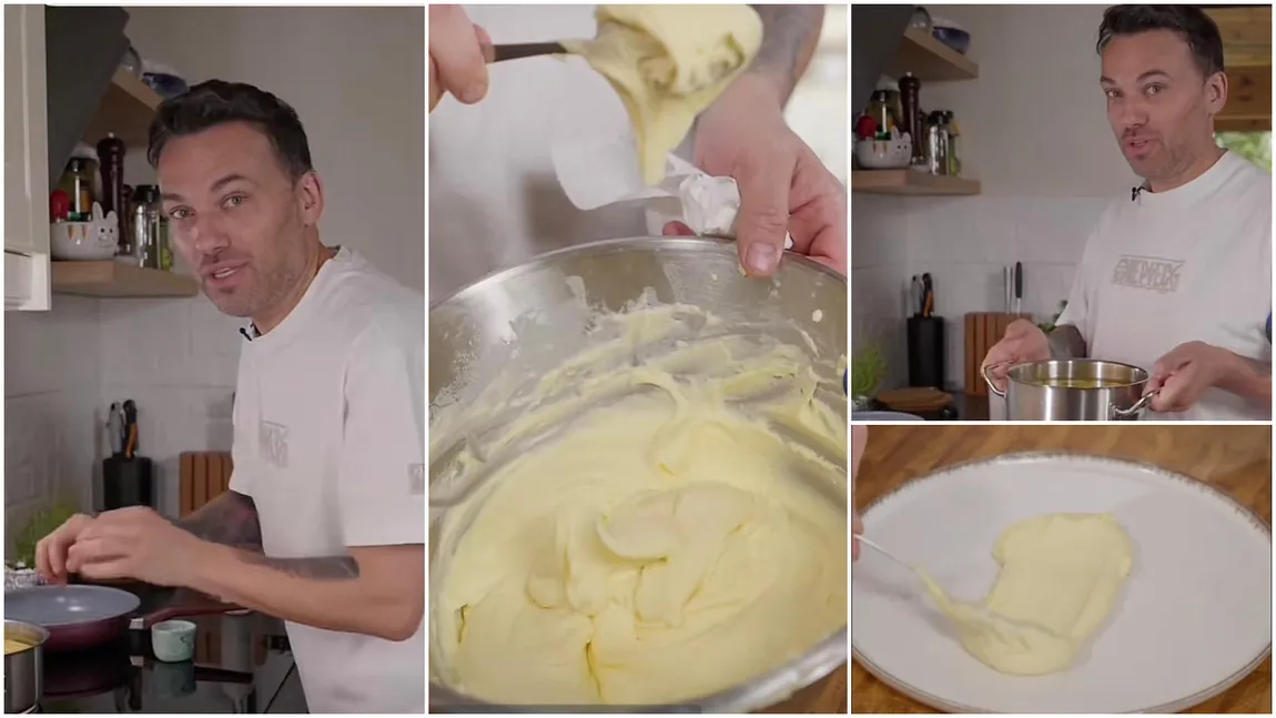 Chef Ștefan Popescu a dezvăluit secretul celui mai cremos piure: 